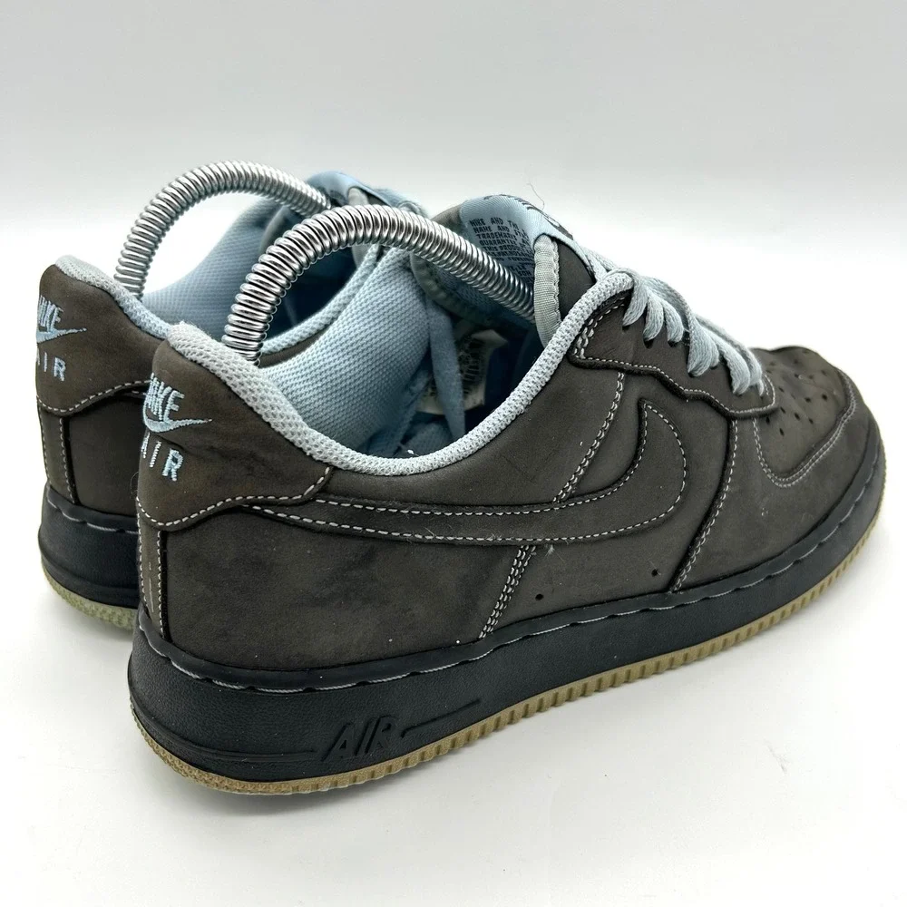 Nike Air Force 1 Low Sneakers Women Anthracite Ice‎ Blue Light Blue Shoes Y2K